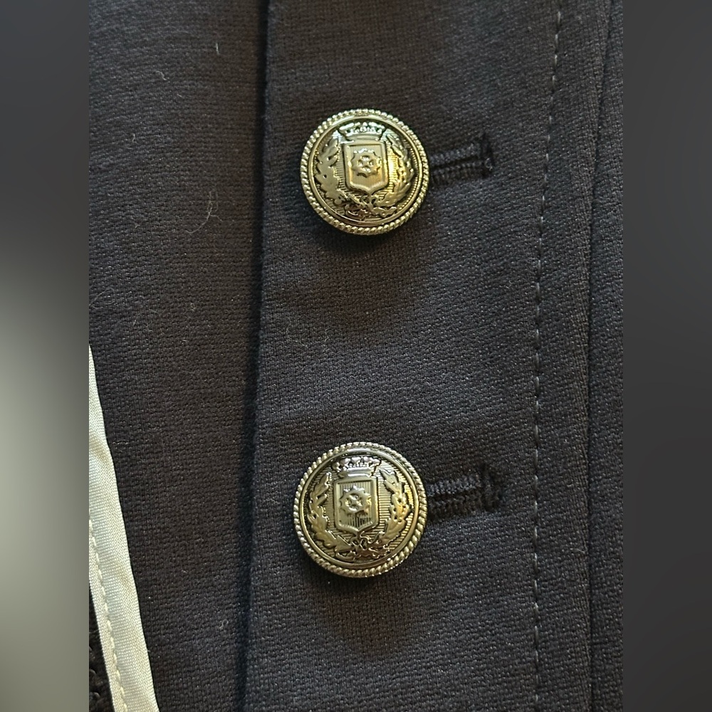 White House Black Market Dark Blue Military Blazer - Picture 13 of 13